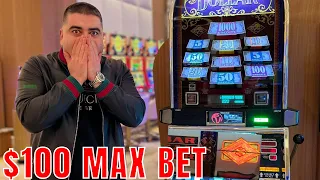 $100 Max Bet BIG JACKPOT On Top Dollar Slot