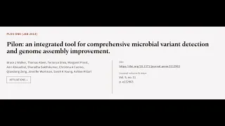 Pilon: an integrated tool for comprehensive microbial variant detection and genome as... | RTCL.TV