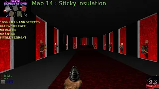 Doom 2 Crate Expectations Map 14 : Sticky Insulation ( Ultra Violence 100% )