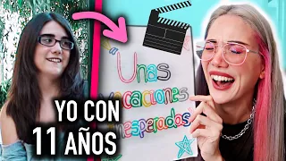 REACCIONANDO A ESTO QUE ESCRIBÍ y GRABÉ con 11 AÑOS!! 🎬 Con imágenes del momento | Carla Laubalo