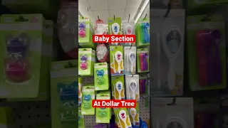 Shop With Me at Dollar Tree~Baby Section. #dollartree #dollartreefinds #store