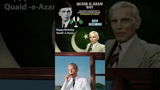 On 25 December, Quaid-e-Azam Day, remember Muhammad Ali Jinnah #quaideazam #25december #shortsfeed