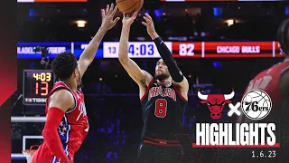 HIGHLIGHTS: Bulls take down Sixers 126-112 | Zach LaVine drops 41