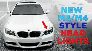 NEW F-SERIES M3/M4 Style Headlights for E90 BMW! @antistockBIMMERCLUB