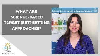 What are the science-based target (SBT) setting approaches?