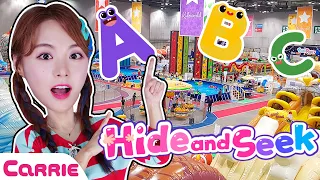 초대형 에어바운스에 숨어있는 알파벳 찾기 놀이 💖 | 숨바꼭질 Hide and Seek