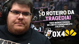 CASIMIRO REAGE: VASCO 0 X 4 CRICIÚMA - BRASILEIRÃO 2024 | Cortes do Casimito