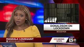lockdown at Donaldson prison