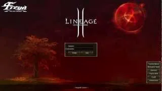 Lineage II High Five login screen