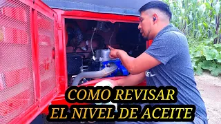 COMO REVISAR EL ACEITE DEL MOTOR DE MI MOTOTAXI