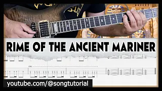 Rime of the Ancient Mariner | FULL TAB | Iron Maiden Cover | Guitar Lesson