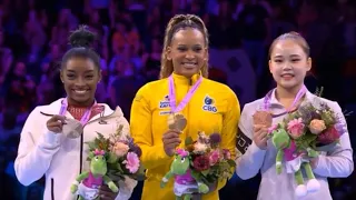 Womens Vault Final Medal Ceremony - Worlds 2023 Antwerp