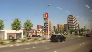 От метро "Говорово" до "Озерной" - переезжаем МКАД и въезжаем на Озерную улицу на автобусе №274