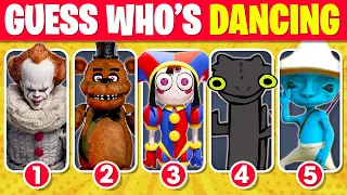 Guess Who is Dancing | Toothless Dance Meme, Freddy Fazbear, Pomni, Pennywise...! #308