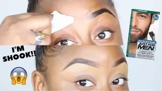 EYEBROW HACK | How to Tint Your Eyebrows at Home FOR CHEAP! ft. Just for Men Beard Dye