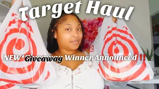 TARGET HYGIENE HAUL!! | NEW GIVEAWAY WINNER ANNOUNCED+ SHOPPING AFTERMATH