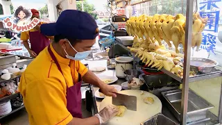 Chicken Lover! Sold Out High Quality Poached Chicken Rice, Shrimp Wanton - Malaysia Street Food