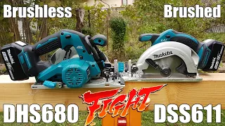 Makita DSS611 VS Makita DHS680 18V Circular Saws