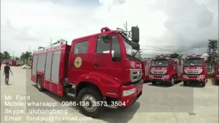 400 units  FIRE TRUCK foam fire engine export to Philippines wechat/whatsapp/viber: 86-13635733504