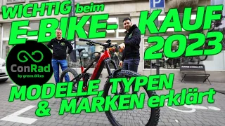 E-BIKE KAUF 2023 - DARAUF MUSST DU ACHTEN: Marken, Typen, Modelle, Motoren & Ausstattungen erklärt!