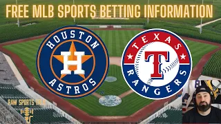 Houston Astros VS Texas Rangers 5/19/22 FREE MLB Sports betting info & predictions