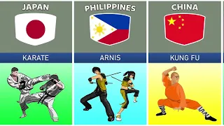 World of Martial Arts From Different Countries