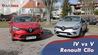 Renault Clio IV kontra V, czyli pojedynek dwóch francuzów.💪 Który lepszy?🥇 #test #recenzja PL