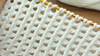 Perfect 👌☀️Summer Tunisian knitting pattern/yazlık Tunus işi örgü modeli Super Easy Tunisian Crochet