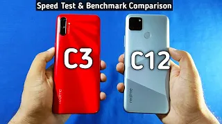 Realme C3 vs Realme C12 Speed Test | Comparison | Antutu Bench Mark Scores