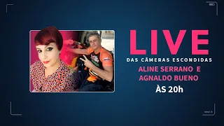 Live das Câmeras Escondidas com Dublê Agnaldo Bueno e Aline Serrano | Câmeras Escondidas (25/11/20)