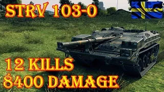 Strv 103-0  8400 Damage, 12 Kills  Westfield  World of Tanks