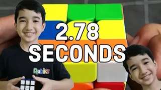 Breakdown of Leo's 2.78 Seconds Rubik's Cube Solve!