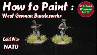 Tutorial:How to Paint 1/72 West German Bundeswehr (NATO)/Painting Guide /Bemalung Bundeswehr/ColdWar