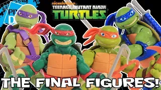 Teenage Mutant Ninja Turtles 2017 Repaints Figures Video Review - My Final Review of the Series!