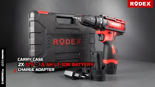 RODEX CORDLESS DRILL - RDX3321