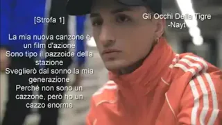 Gli occhi della tigre TESTO e CANZONE- Nayt (prod. 3D e Skioffi)