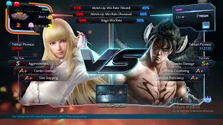 TEKKEN 7 - Lili 💅 vs. Devil Jin 😈