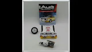 Audi quattro N 7 LA LEGGENDA A TRAZIONE INTEGRALE. Collettori, coppa olio e starter. Centauria 1:8