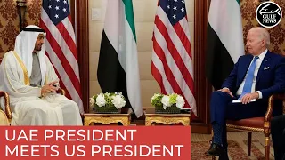 UAE President Sheikh Mohamed meets with US President Biden