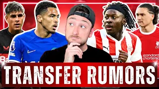 LATEST LFC TRANSFER RUMORS: Levi Colwill, Hincapie, Bakayoko & More Linked to Liverpool!