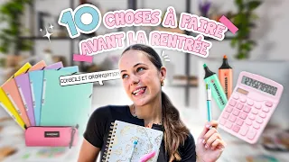 10 CHOSES À FAIRE AVANT LA RENTRÉE-  🏫 Ep 1: Back to school 2023