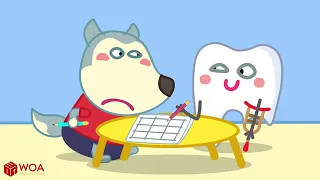 No No Lucy Don't Laugh at Wolfoo Wobbly tooth Learn Good Behavior for Kids | Wolfoo | Wolfoo Cartoon