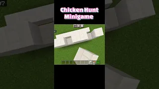 HOW TO MAKE CHICKEN HUNT MINI GAME | EASY TUTORIALS |#minecraft #minecraftshorts #shorts #ytshorts