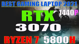 RTX 3070 + RYZEN 7 5800H || LENOVO LEGION  5 Pro || 10 GAMES TEST ||