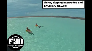 Skinny dipping in paradise and epic dolphin footage at Fairfax Island, Australia