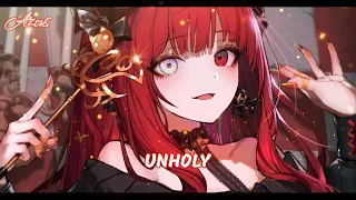 Nightcore- Unholy (Sam smith, Kim Peters) (lyrics)