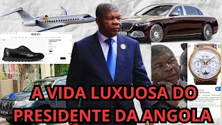 conheça a vida LUXUOSA do presidente  da angola