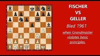 Just wanted to share this game- Fischer vs Geller Bled 1961 + PGN