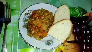 Овощное соте. Vegetable sauté.