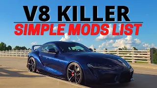 These MODS make the SUPRA a V8 KILLER!